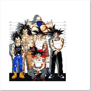 saiyan thugs Posters and Art